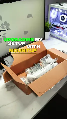 Big thanks to @mountup global for making my setup cleaner 🫡 - #GamingSetup #monitormount #monitorsetup #pcsetup #Tech foryou gaming setup gaming monitor mount 