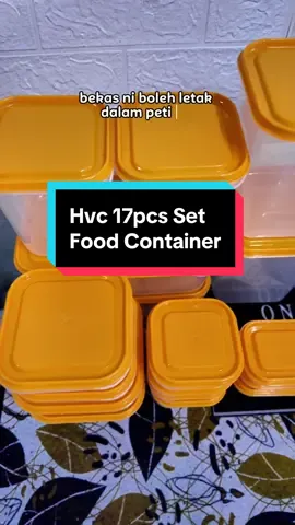 HVC 17pcs set food storage  tak sampai 20 ringgit😍 Material plastic tau ! Dapat banyak macam ni senang ✨ Boleh buat cucun cucun dalam fridge letak ikan ayam sayur sayuran #foodstorage #tupperware #foodcontainer #17pcstupperware #bekasmakanan    
