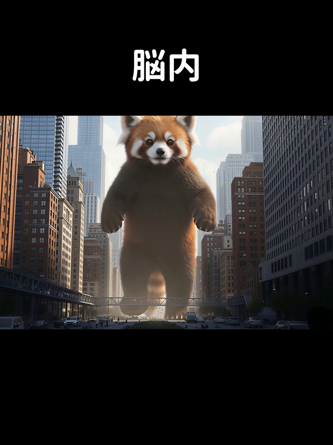 子供の脳内だいたいこんな感じ #レッサーパンダ #面白動画 #redpanda #癒し動物 #ai