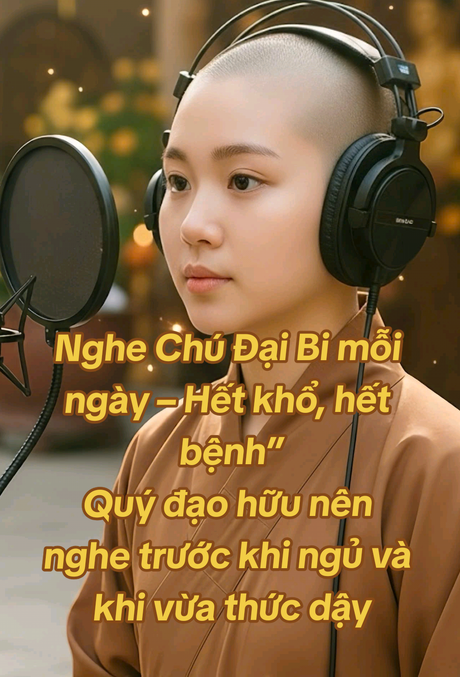 Nghe Chú Đại Bi mỗi ngày – Hết khổ, hết bệnh” Quý đạo hữu nên nghe trước khi ngủ và khi vừa thức dậy để thân tâm an lạc #ChúĐạiBi #PhậtPháp #NiCôGiảngPháp #PhậtTử #TâmAnThânKhỏe 