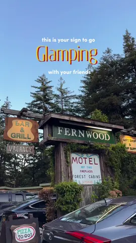 Make that glamping trip out of the group chat this fall 🍁  📍Tap that GREEN LOCATION TAG to book that glamping stay at FERNWOOD BIGSUR✨ #TiktokGoStay #glamping #bigsur #visitcalifornia #stay  Unique California stay Glamping in California 