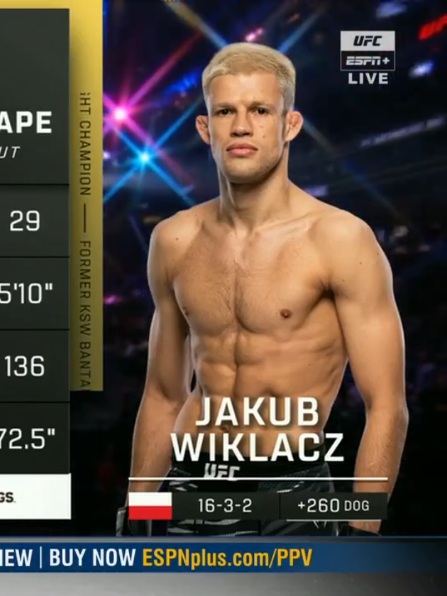 🇺🇸Pachi Miks vs 🇵🇱Jakub Wiklaks #UFC 