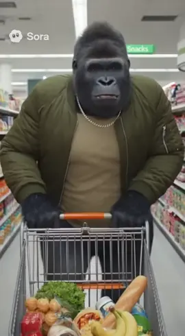 Typical Gorilla going grocery shopping #TypicalGorilla