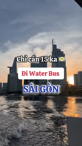 Chỉ cần 15 ka là đủ đi Water Bus Sài Gòn rồi đó 😍 Vừa mát, vừa rẻ, lại có view sông chill cực xịn 🌤 Đi dọc bờ sông ngắm Landmark, Bitexco, cầu Ba Son — mà cứ ngỡ đang du lịch ở châu Âu 🇫🇷 Nếu cuối tuần chưa có plan, thì thử một chuyến Water Bus – chill cực kỳ đáng luôn 🛥💛 #checkinsaigon #waterbussaigon #reviewsaigon #chunhatchill #dulichsaigon 