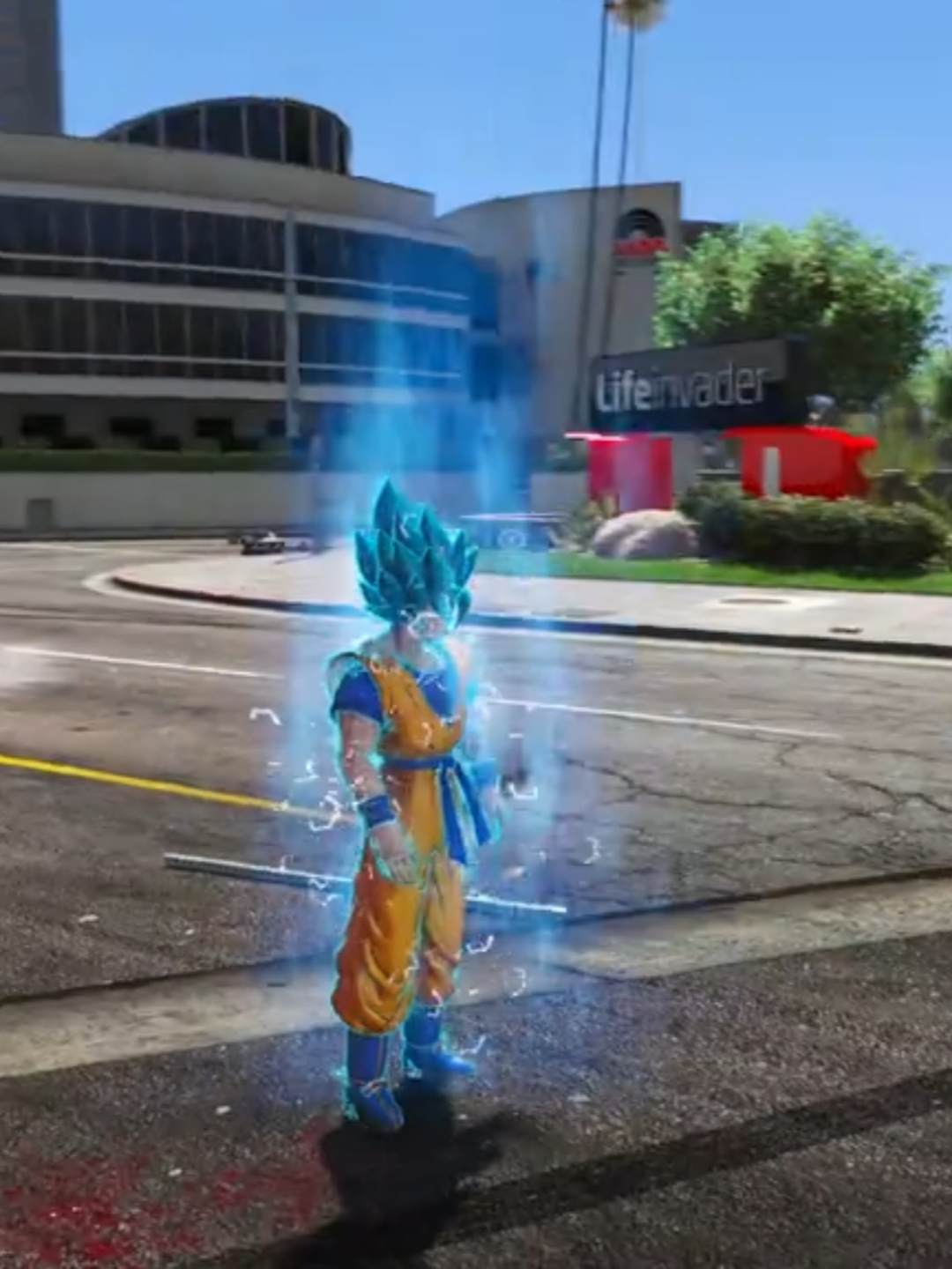 GTA 5 Goku Ultra Instinct  GTA V Dragon Ball Z Mod #goku #gta5 #gta #gtav