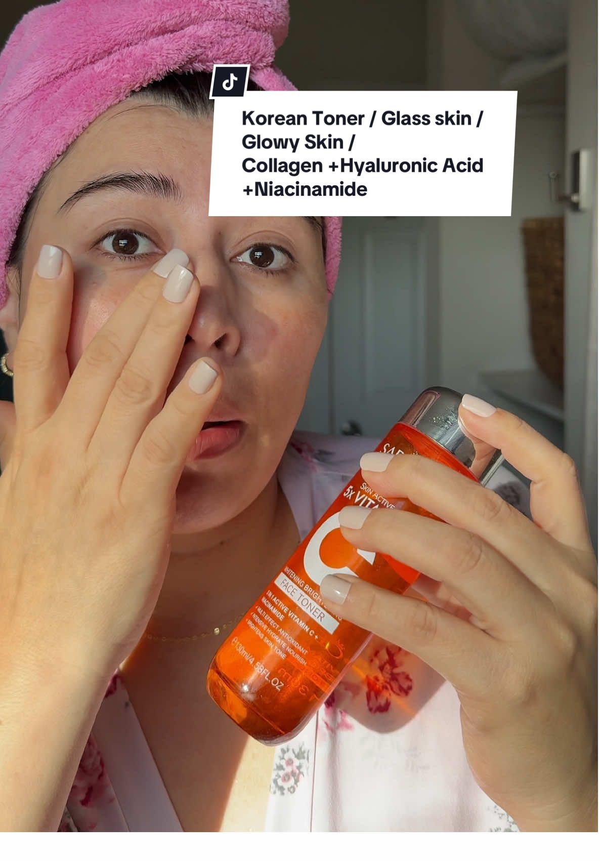 tónico coreano de vitaminas ☀️✨C+niacinamida #tonicovitaminac #vitaminacfacial #skincoreano @SADOER-BEAUTY 