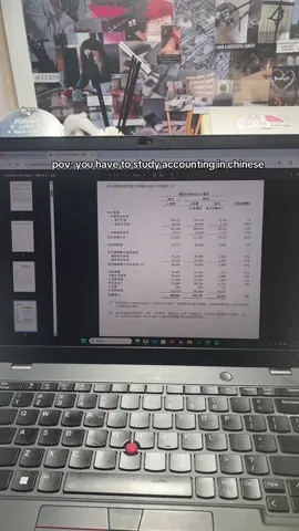 Accounting + chinese = best combo 😩✨#accounting #mandarin #studytok #chinese #studentlife 