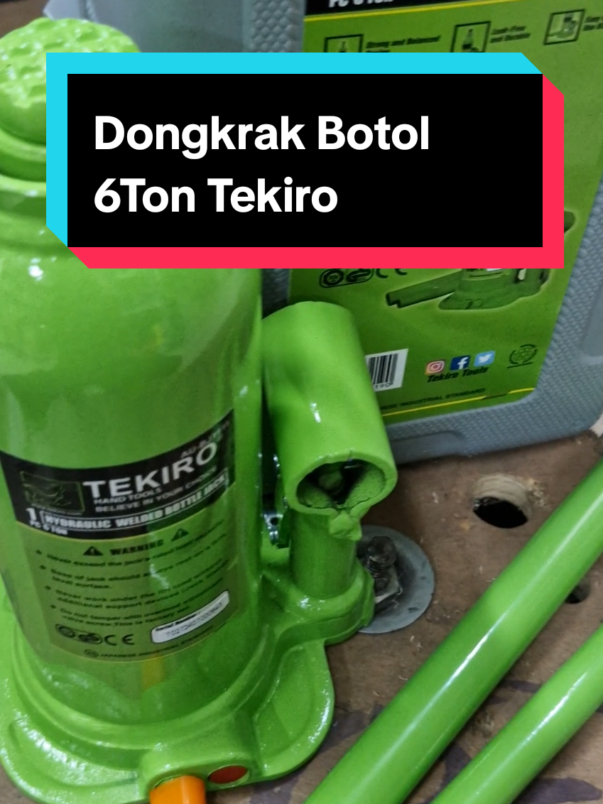 TEKIRO DONGKRAK BOTOL 6 TON#dongkrak #dongkrakmobil #dongkrakbotol #dongkrakhidrolik #dongkrakbotol 