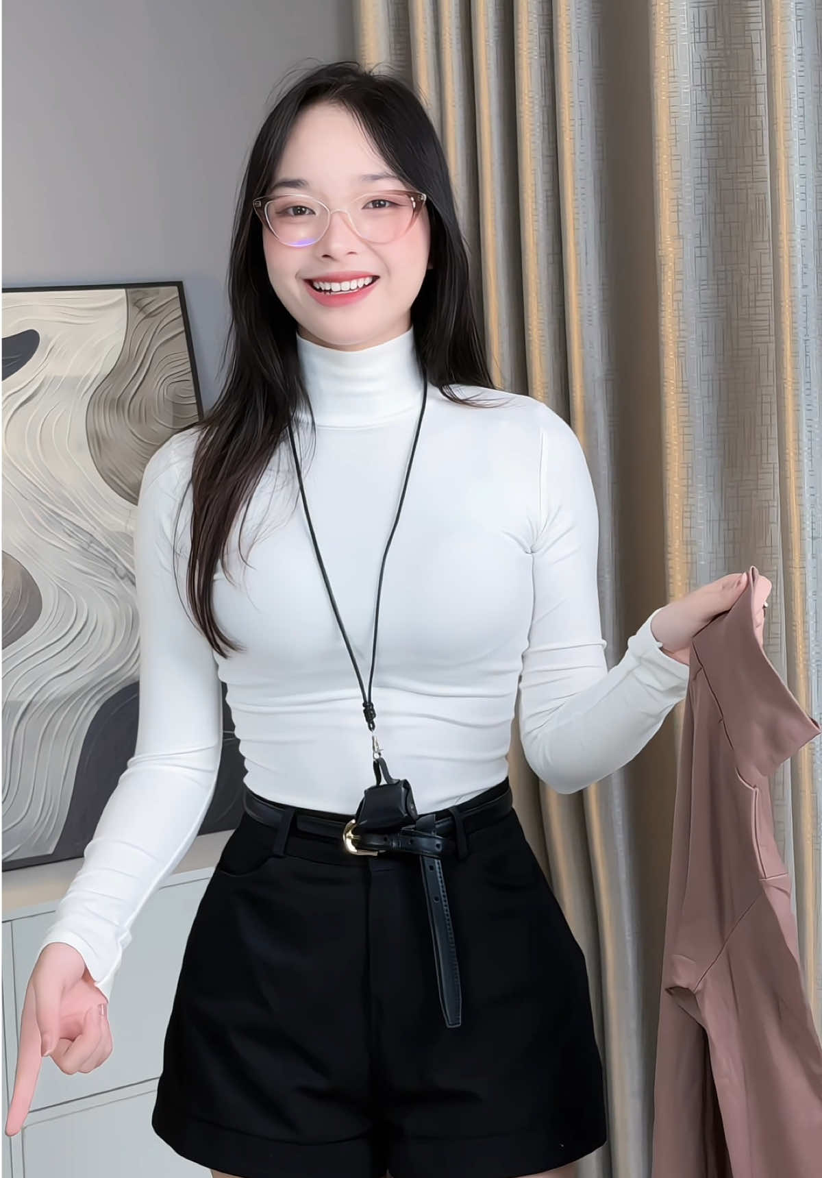 Áo giữ nhiệt cổ 8p #hiennguyen666666 #thoitrangnu #aothunnu #aogiunhiet #aodaitay 