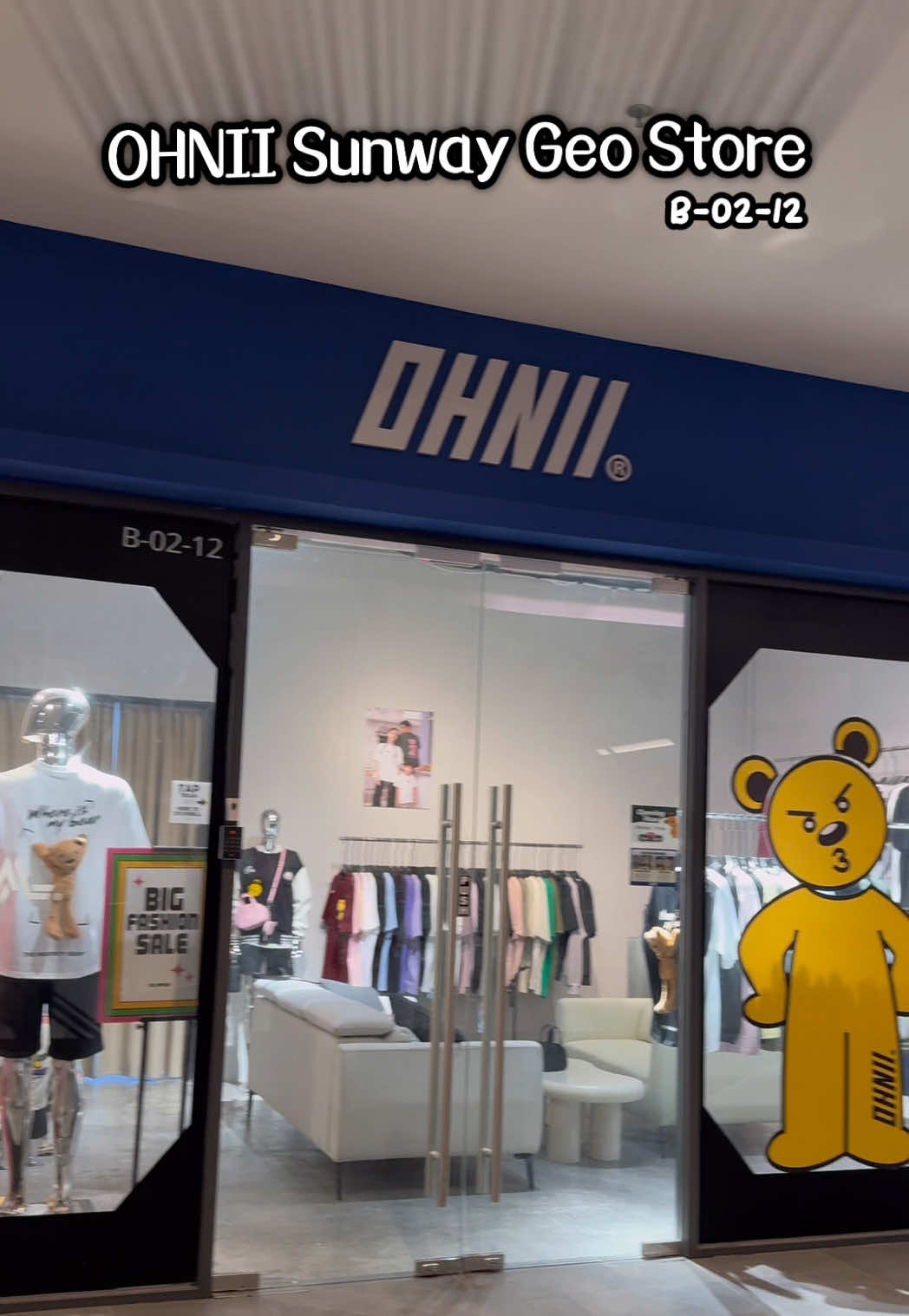 OHNII AT SUNWAY GEO🤩 Shop at： Ohnii Sunway Pyramid F1.81A Ohnii 1 Utama S210 2nd Floor Ohnii Sunway Geo B-02-12 #malaysia #malaysiatiktok #tiktokviral #tiktokmalaysia #fyppppppppppppppppppppppp 