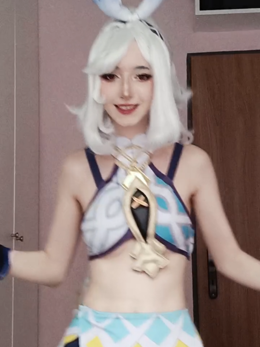 I love this dance omg, also this cosplay makes me so happy for no reason LMAO // #mualani #mualanicosplay #GenshinImpact #natlan #genshinimpactcosplay 