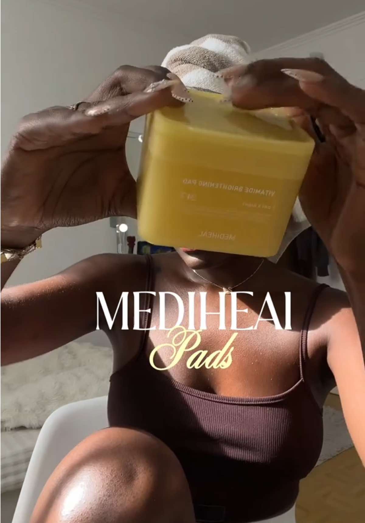 Skin refresh 🫧🧖🏾‍♀️ | Tampon tonifiant Vitaminide Product from : @SHEIN @SHEIN France  Code coupon : FRBOblackgirl33232 #SHEINtrends #sheinbeautyfinds #collaborationcommerciale  #mediheal #tonerpads 