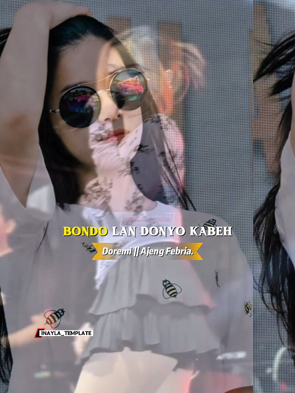 Doremi || Ajeng febria  #overlaylyrics #templatecapcut  #masdomol #inayla #CapCut 