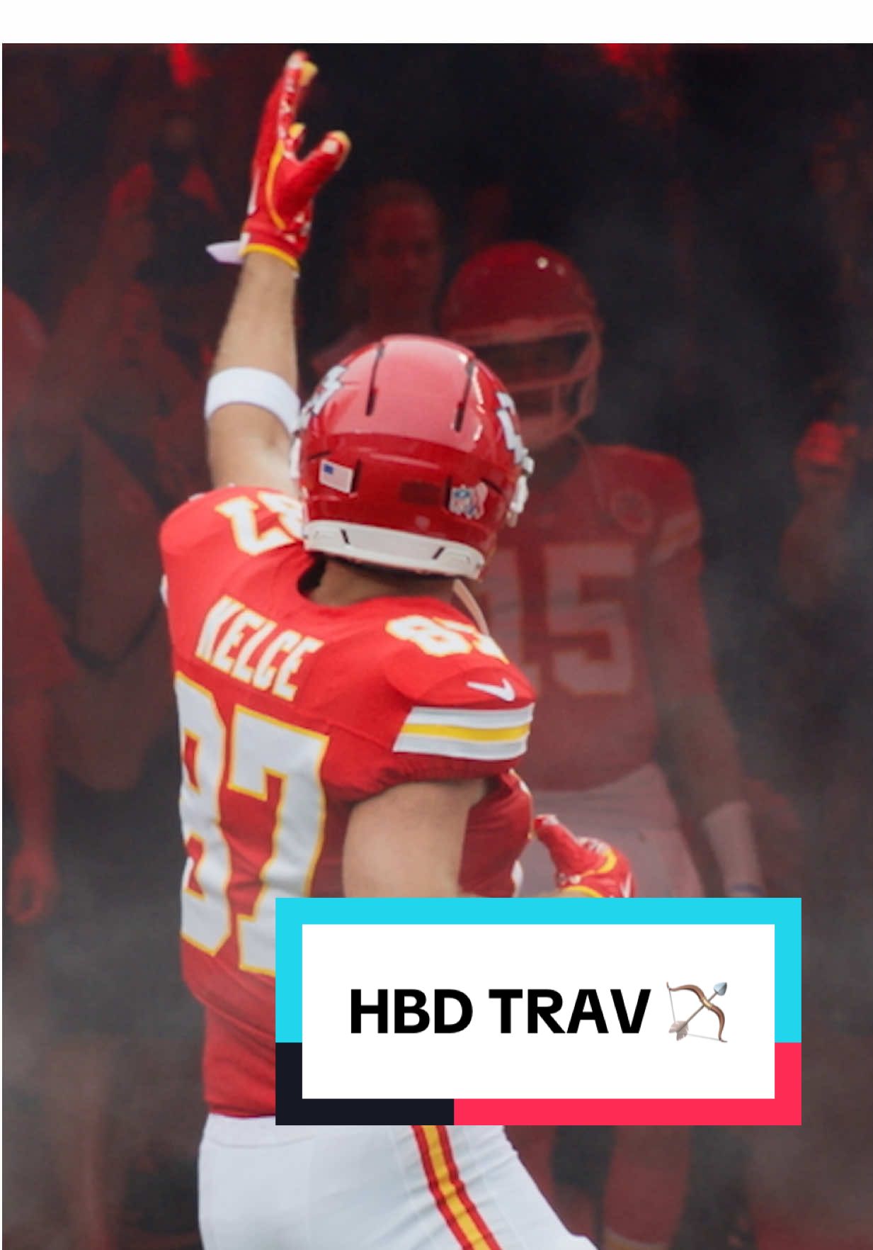 HAPPY BIRTHDAY TO THE HUMAN EXCLAMATION POINT❗️ @Travis Kelce #kansascitychiefs #birthday #celebrate 