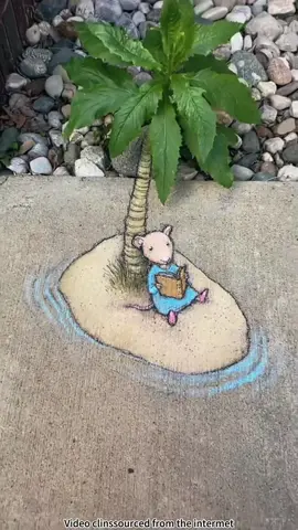 When the Streets Begin to Smile 🎨🧑‍🎨😊😊#art #amazing #sidewalkchalk #streetart #beauty  