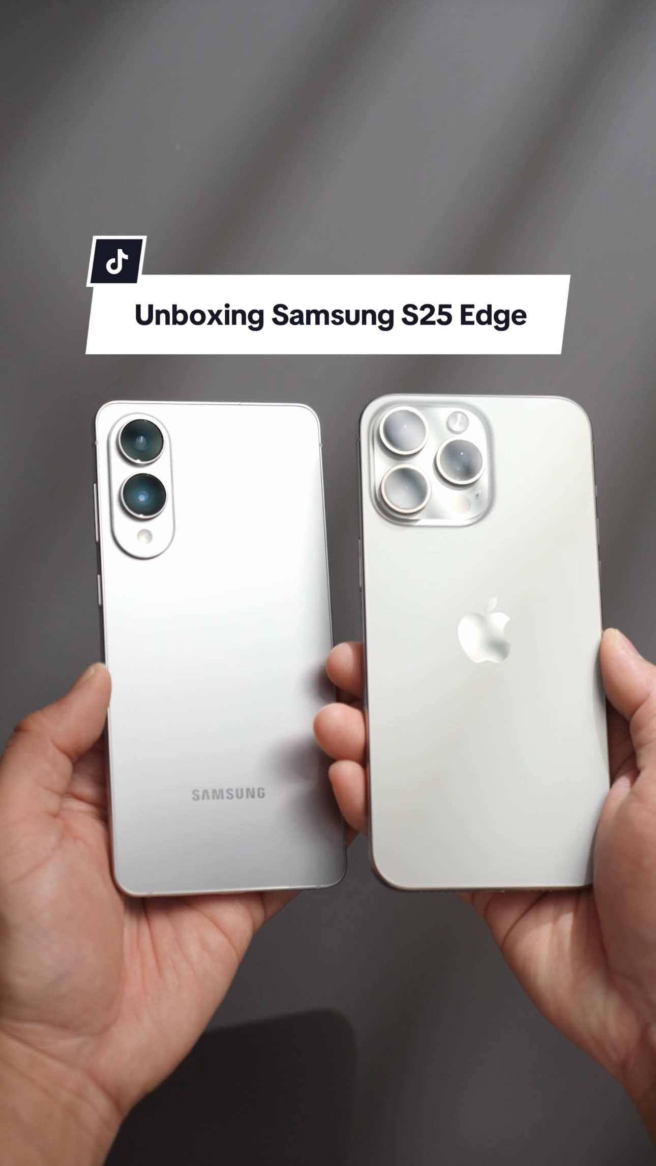 Unboxing Samsung S25 Edge Flagship tipis pesaing iPhone Air, karna belum pegang pesaingnya sementara kita ukur perbandingan ukuran ketebalan dan berat sama flagship regular iPhone 15 Pro Max warna titaniumnya mirip. Tapi gue masih penasaran sih emang sebanyak itu kah yg minta hp tipis dan ngorbanin batre? Akan kita coba tes seberapa awet flagship tipis ini, kalo ada yang mau ditanyain soal hp ini komen aja👉 #SamsungS25Edge 