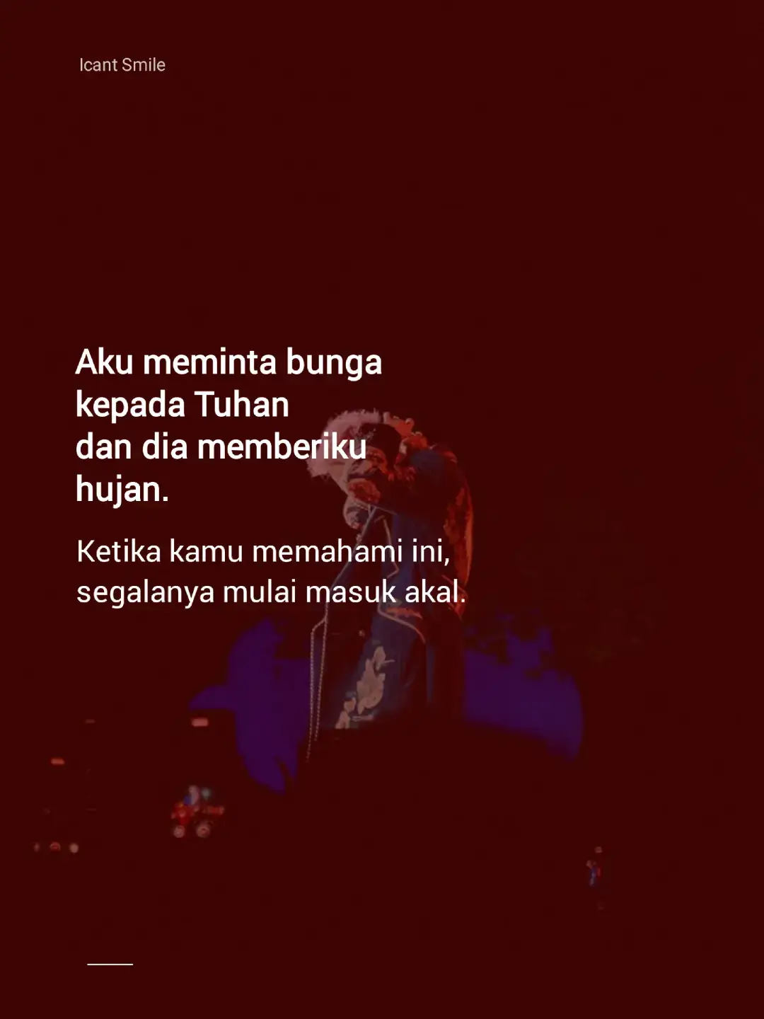 Amarah sering kali membuka tabir yang tersembunyi. Perhatikan kata-kata yang terucap dalam  panasnya emosi. Dibalik kemarahan ada kejujuran yang terpendam. Itulah isi hati yang lama tidak terucapkan.