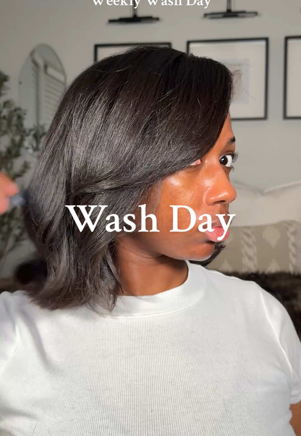 Full wash day live on YouTube 🤎 @CÉCRED detox & hydrating shampoos, reconstructing mask & hydrating conditioner  @colorsandcare scalp fixer serum @Act and Acre stem cell serum @Mizani 25 miracle milk leave in @chihaircare silk infusion @Paul Mitchell hot off the press heat protectant  @Blake Brown classic hair spray @ghd USA duet blow dry & Chronos curve classic tong #hair #hairtok #washday #hairstyle 