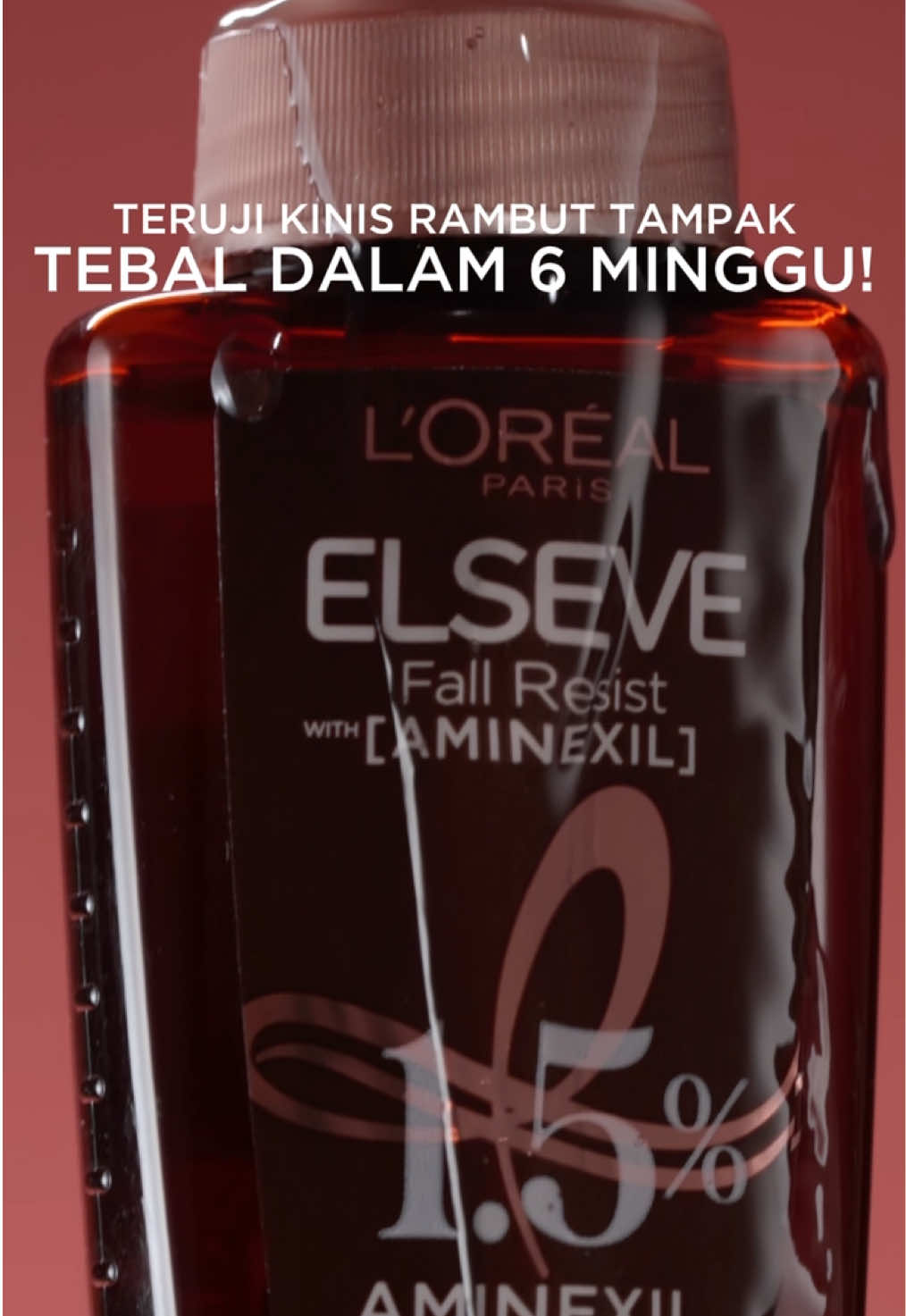 Clinically proven. Dermatologist validated. Untukmu yang mau rambut lebih sehat. #LorealParisID #LorealParisHairID #ElseveAminexilSerum #KuatDariAkar 