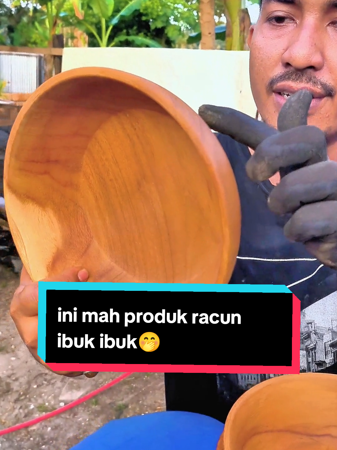 stoknya sangat terbatas, jangan sampe ga kebagian bund! mangkok kayu aesthetic bahan material kayu jati asli