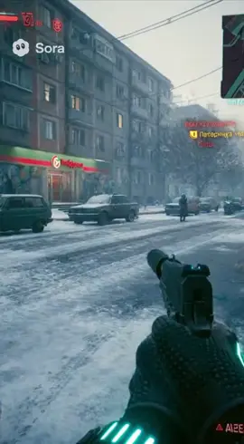 Cyberpunk2077: Russia Edition #game #sora #OpenAI #chatgpt #ai #aivideo #Russia #Ukraine #rpg #Cyberpunk #gta 