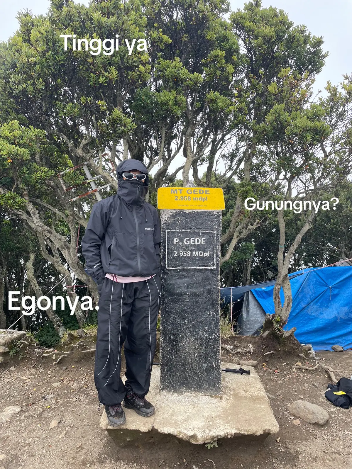 #pendakiindonesiaid #gununggede2958mdpl⛰️