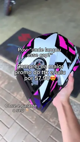 🪖 Proteção e estilo que cabem no seu bolso!