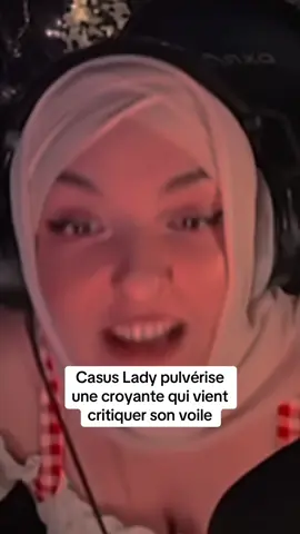 Elle veut que Casus retire son voile. #hijab #musulmane #islam #recitation 