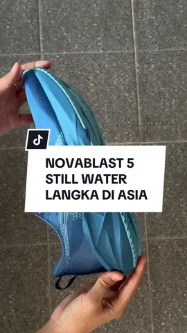 ASICS Novablast 5 Winter Sea / Still Water hanya rilis di Eropa untuk size pria.. #asicsrunning #novablast5 #wintersea 