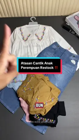 Yang kemarin pada kehabisan trs, cuss co aja sekarang mumpung baru bgt restock. Jangan sampe kehabisan lagi 😭 #atasananakperempuan #blouseanakperempuan #atasanrayon #atasancantik #blouseanak 