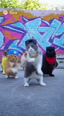 #cats #dance #viral #ai #catsoftiktok 