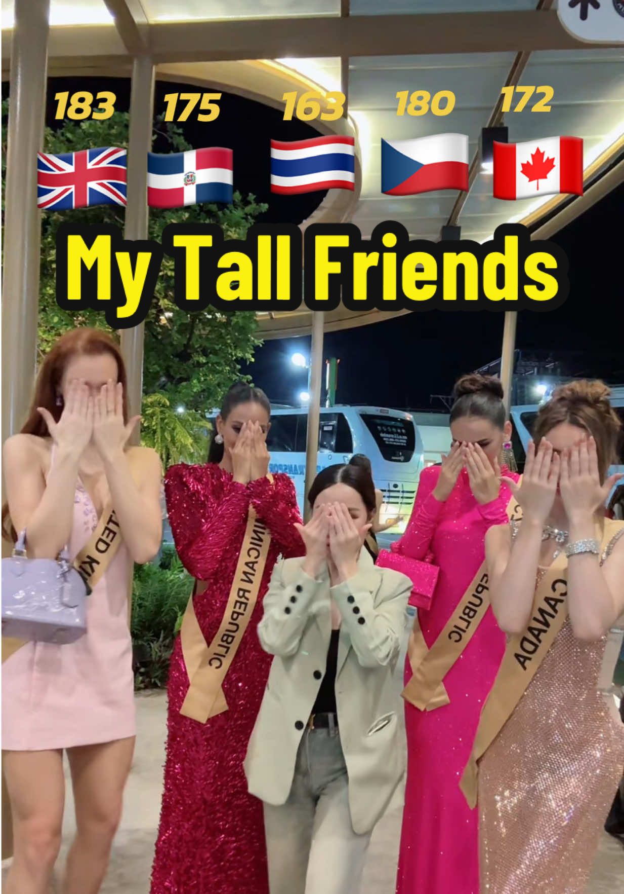 อากาศข้างบนเป็นไงบ้าง?  Miss Grand International 2025 Tallest Contestants #missgrandinternational2025 #missgrandunitedkingdom #missgranddominicanrepublic #missgrandczechrepublic #missgrandcanada