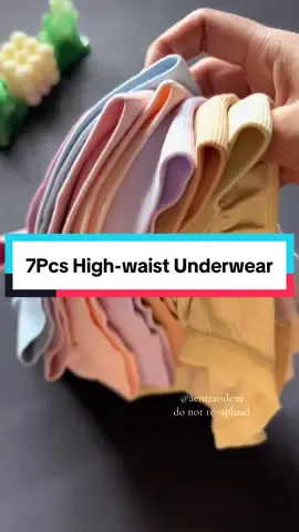 super comfy sissykels worth your money pa!!7Pcs High-waist Underwear #underwearset #highwaistunderwear #aenttandem #comfyunderwear 