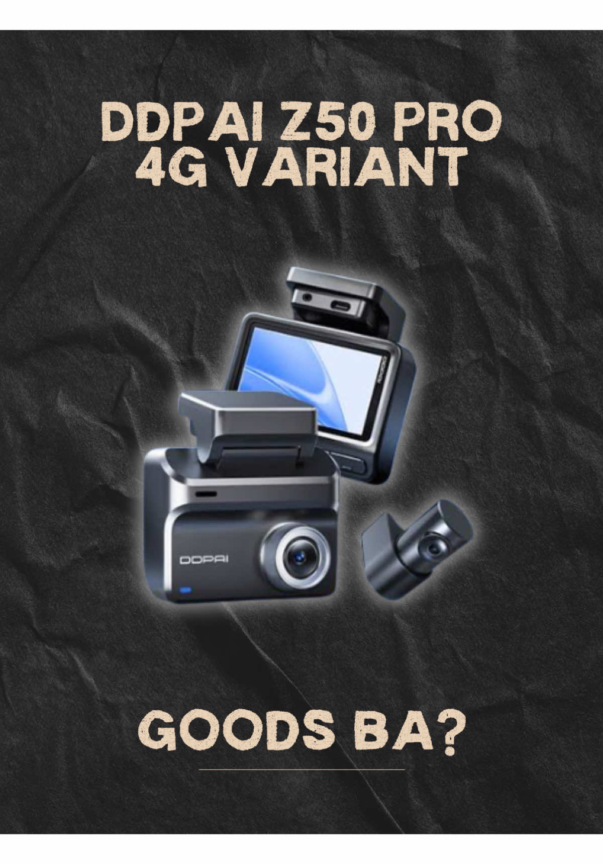 Super linaw ng 4K! 😍 Full review here ➡️ @Goods ba? 🤔 #dashcam #ddpai #ddpaidashcam #caressentials 