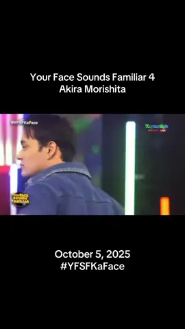 Akira who first debuted with #BGYO is now making his #YFSF debut as a celebrity performer starting with an epic transformation into Jungkook! 🎤✨   #YFSFKaFace  #YourFaceSoundsFamiliar  #ABSCBN    📷: @yancaringal_