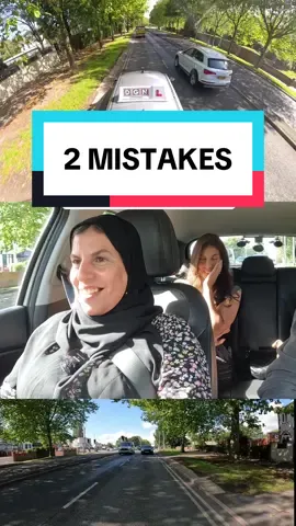 CAN YOU SPOT THE 2 MISTAKES? #drivingtest #drivingschool #learntodrive 