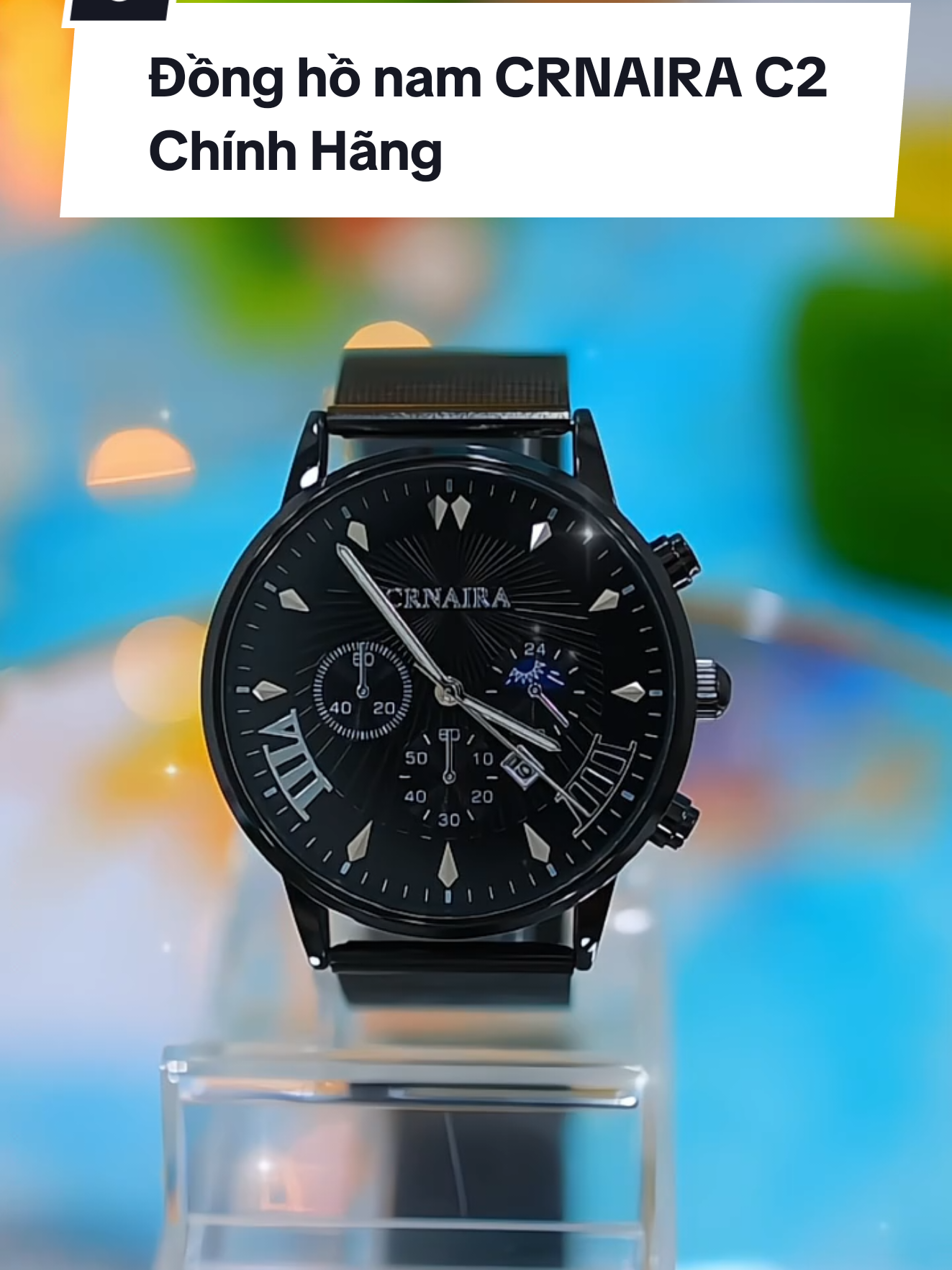 Đồng hồ nam CRNAIRA C2 Chính Hãng #dongho #donghonam #donghothoitrang #binbond #xuhuong 