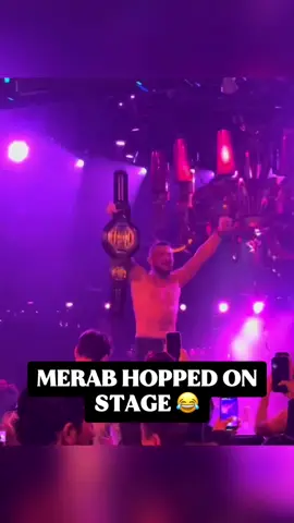 Merab jumped on stage in a Vegas nightclub at 6 am celebrating his win 😭🔥 #merabdvalishvili #UFC #ufc320 