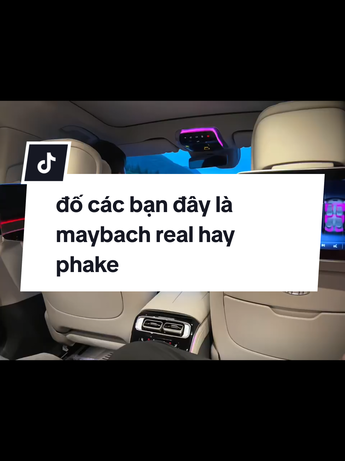 đố các bạn đây là maybach real hay phake😆 #3mallrice #fyp #maybach #mercedes 