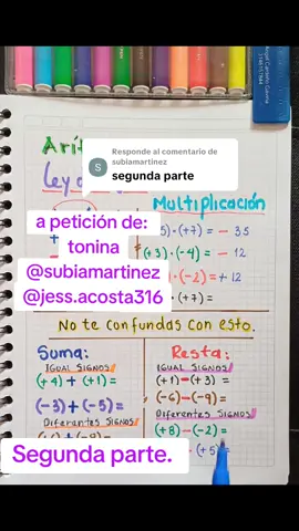 Respuesta a @subiamartinez Aritmética segunda parte #aritmetica #segundaparte 