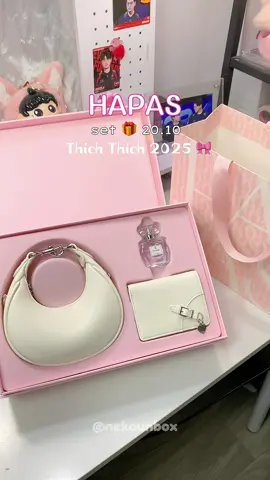nó ngọt ngào , nữ tính mà dễ thương vô cùng luôn ý #quatang20thang10 #hapas #tuixachhapas #nekounbox 