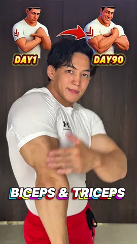 biceps and triceps workout‼️ . . #bicepsworkout #tricepsworkout #homeworkout #training #exercise 