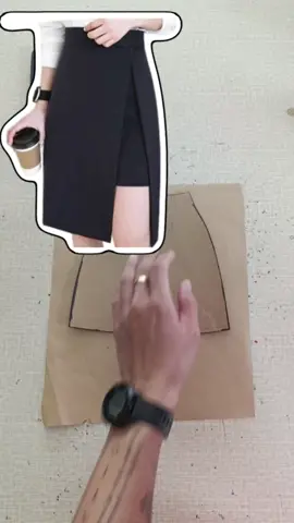 Cách thiết kế chân váy 2 Layout #sewing 