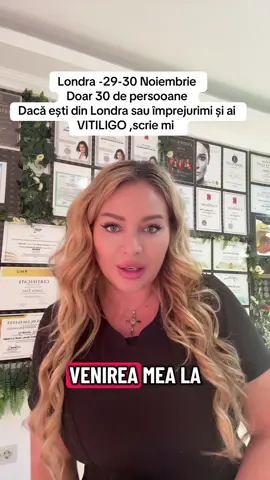 29-30 Noiembrie ,perioada în care ma voi afla în Londra cu echipa mea pentru camuflare Vitiligo ,Skin. Story .#Londra#camuflarevitiligo #camuflajvitiligo #vitiligo#tratamentvitiligo 