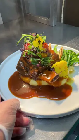 POV: You just ordered black Angus braised beef ribs at its finest. 🤤🔥 #ChickenSupreme #Plating Art #ChefLife #FineDining #Foodie #InstaFood #FoodLovers #Foodstagram #CulinaryArt #restauranttok #PlatingGoals #ChefStyle #beefribs 