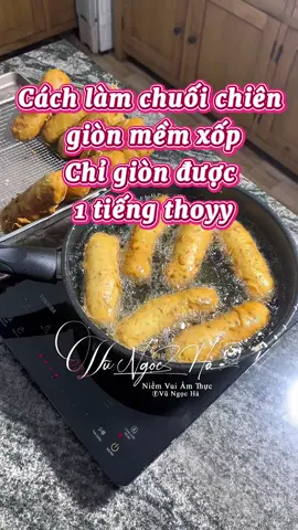 Cách làm chuối chiên ngoài giòn trong xốp mềm, găng yếu thì theo tui.#chuốichiên #ănngon #trending #top #bánh 