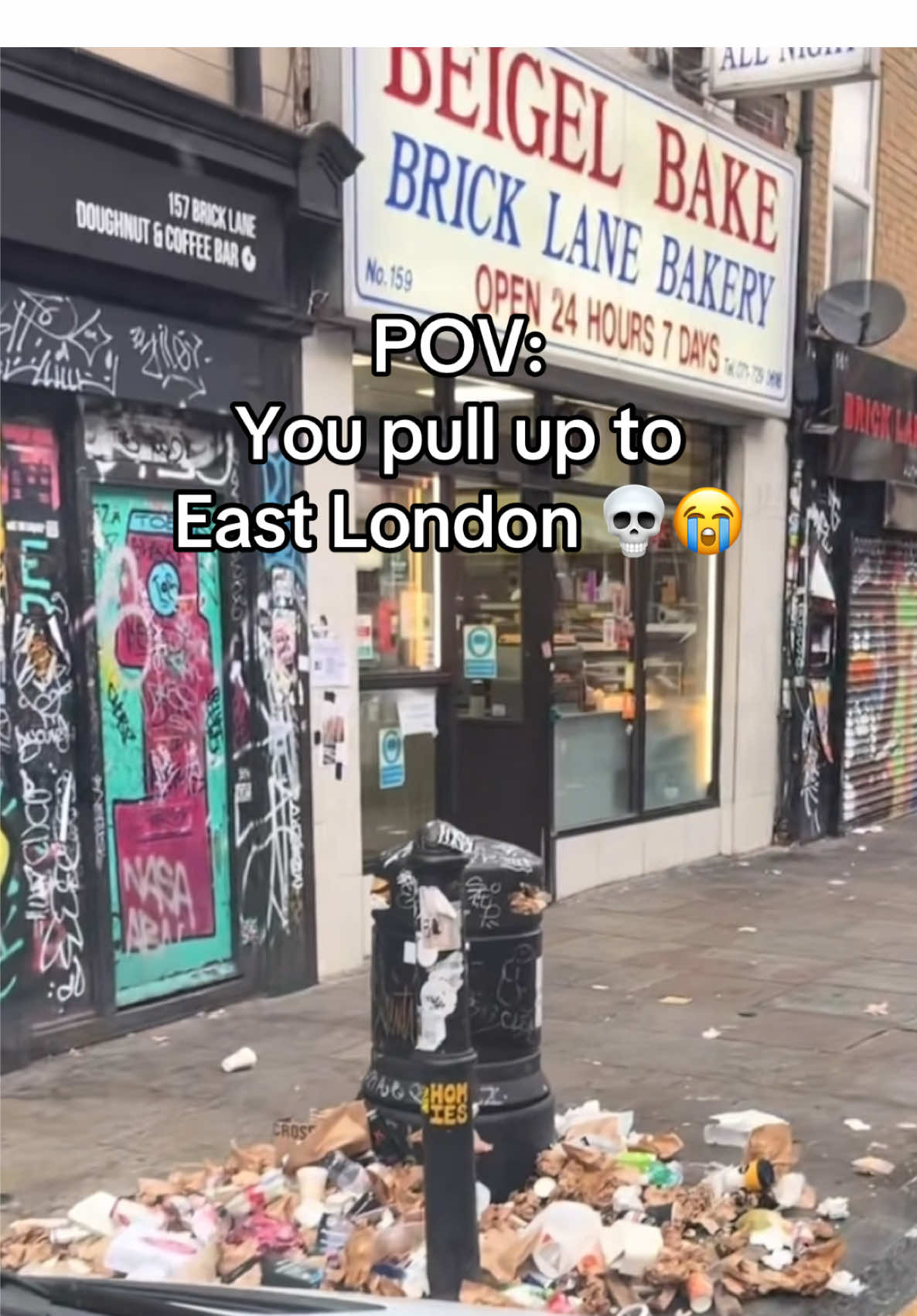 This lawless place. Bacteria and rats just roam the streets freely 😭 real life Gotham City - @Mayor of London, Sadiq Khan  #EastLondon #thingstodo #ghetto #newyork 