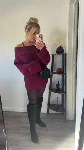 Would you wear this Jumper as a top or dress? #jumper #jumperdress #knitwear #tiktokshopmadebuyit 