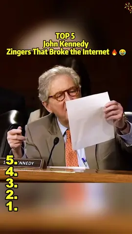 Top John Kennedy Zingers That Broke the Internet 🔥😂#JohnKennedy #PoliticalHumor #FunnyMoments #ViralVideo #SavageMoments 
