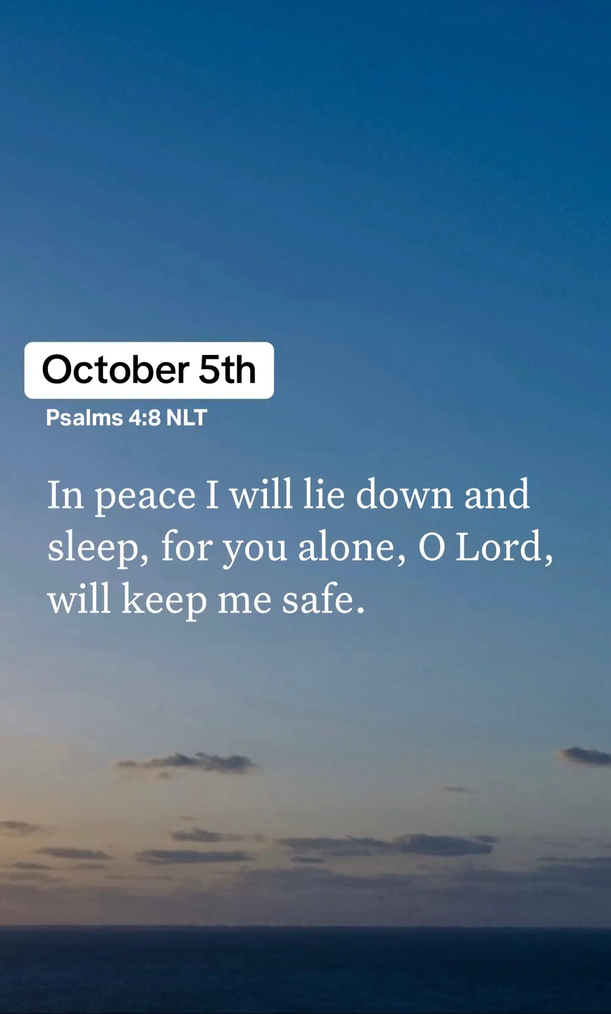 This verse beautifully expresses a profound sense of trust and security in God, highlighting the peace that comes from relying on Him. The declaration, 
